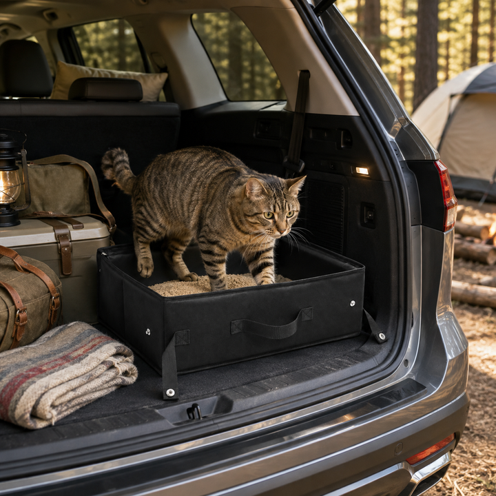 PETNEST Folding Travel Litter Box
