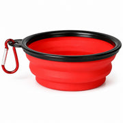 PETNEST Collapsible Dog Travel Bowl — Single Red