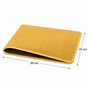 PETNEST Double-Layer EVA Litter Mat in yellow, 45 × 60 cm measurement guide