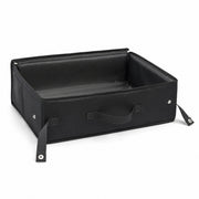 Portable Folding Travel Litter Box — Black 40 × 30 × 15 cm on a white background